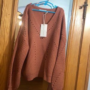 Cropped Crochet Sweater